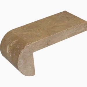 4×9 NOCE Tumbled Travertine REMODELING COPING